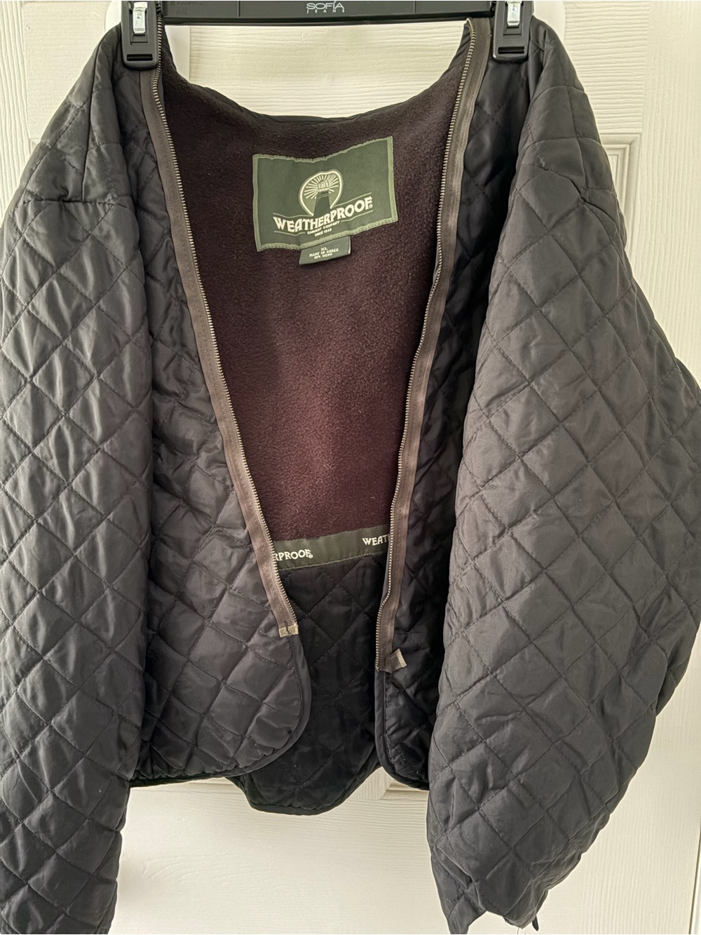 Weatherproof Men's Zip In Jacket Liner